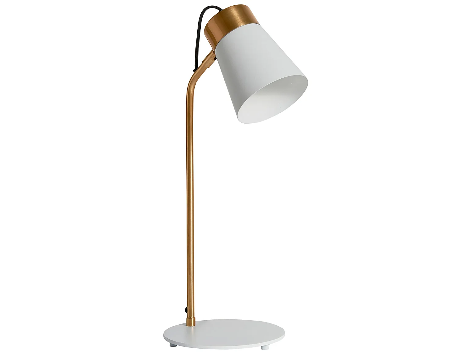 Lampe de salon en fer blanc