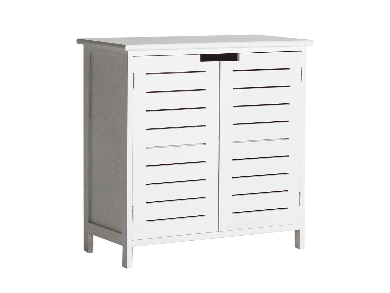 Table chevêt en bois de pin blanc 60x30x60 cm