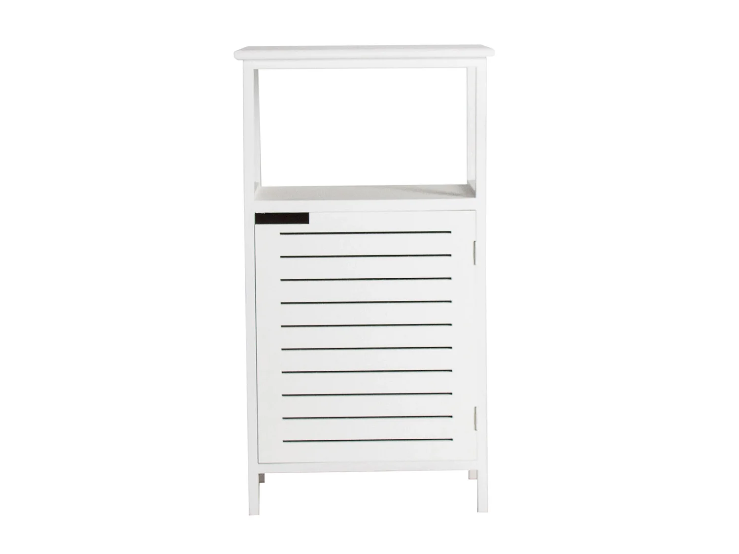 Table chevêt en bois de pin blanc 43x33x78 cm