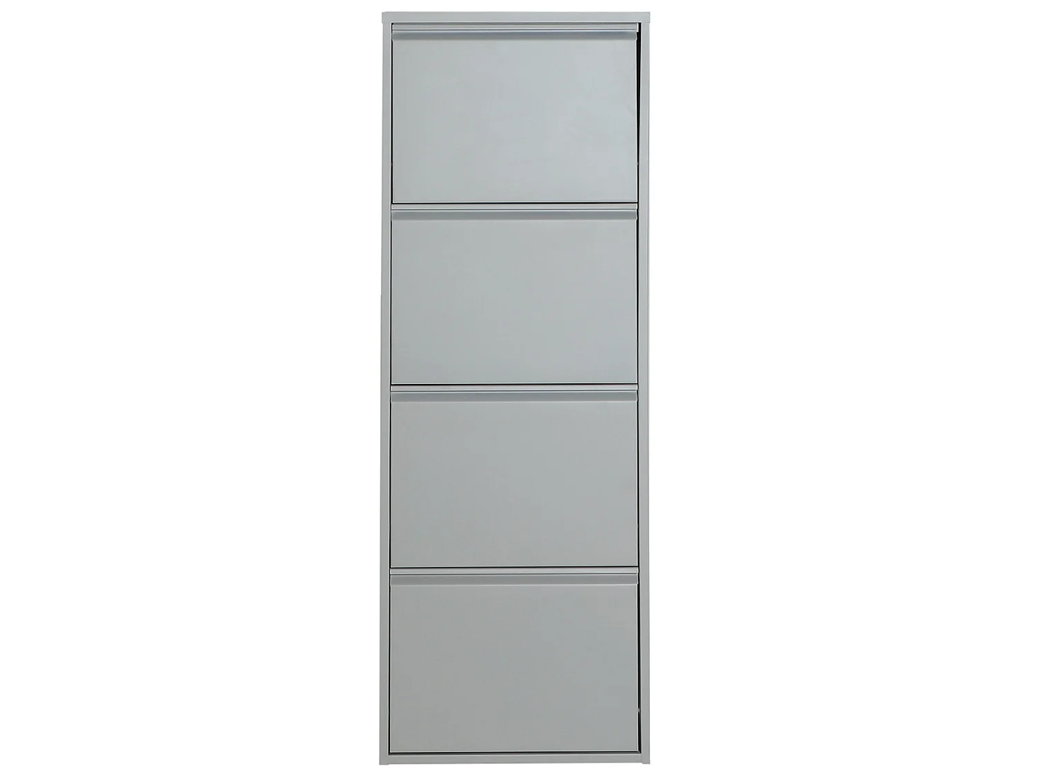 Range chaussures en acier gris 50x15x137 cm