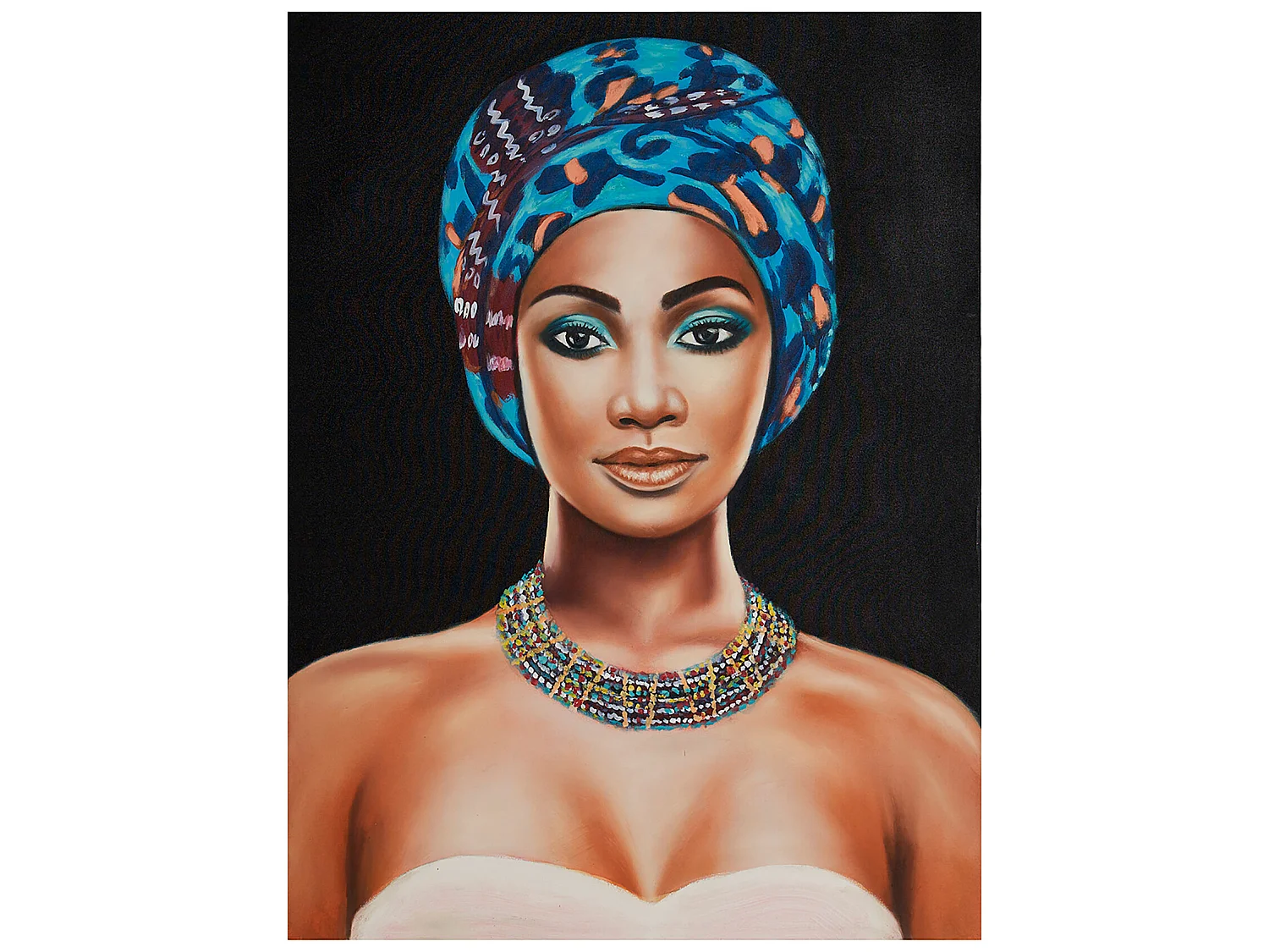 Toile en toile multicouleur 90x4x120 cm