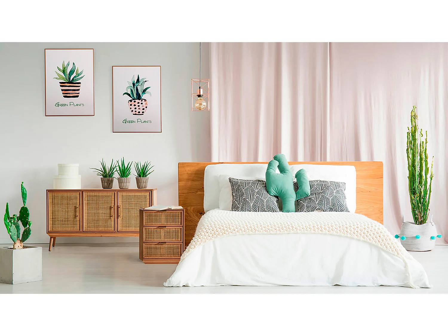 Tableau en méthacrylate nuances vertes 60x3x80 cm