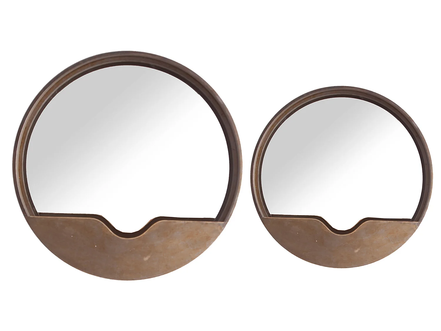 Miroir en fer doré 60x16x60 cm