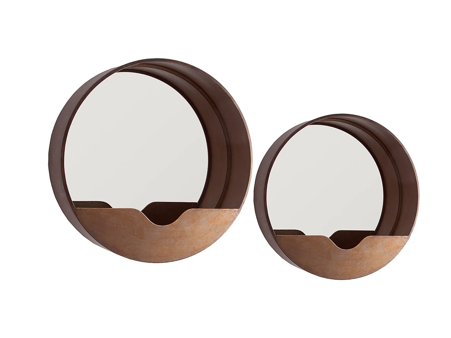 Miroir en fer doré 60x16x60 cm