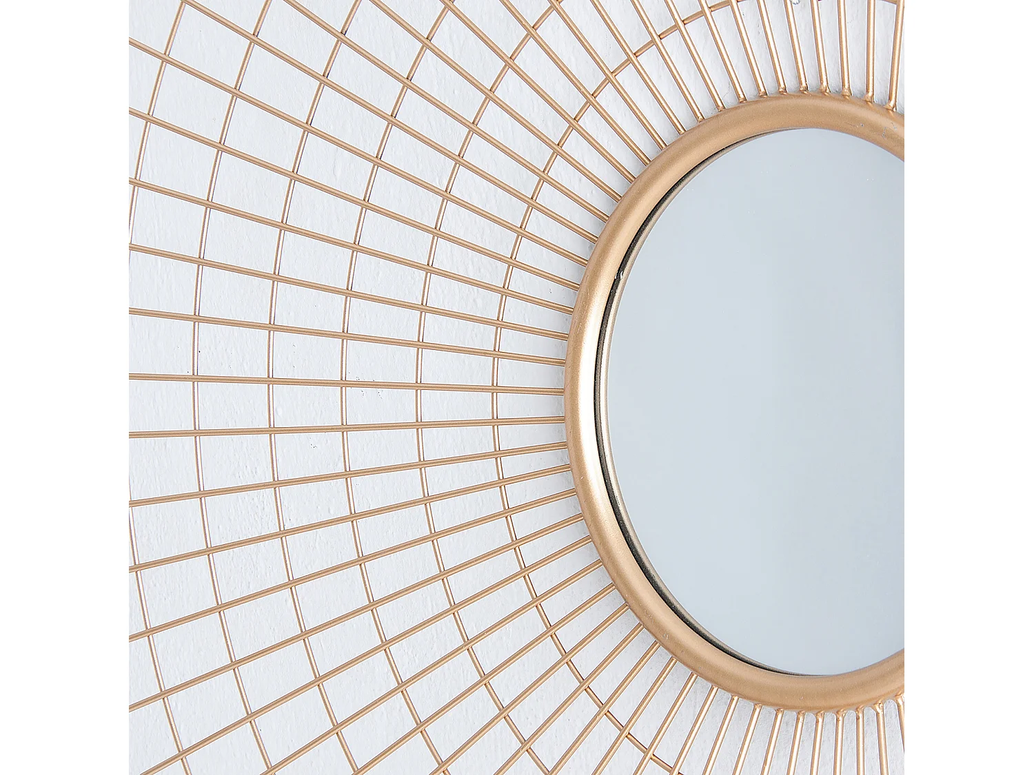 Miroir en fer doré 91x9x91 cm