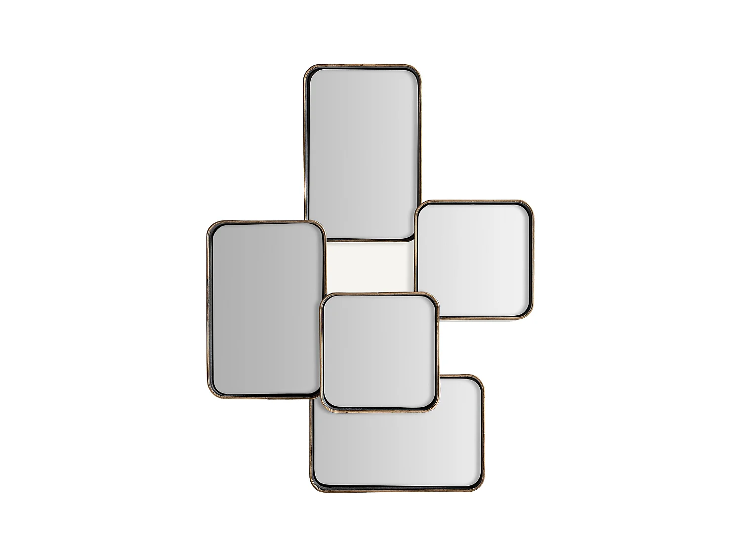 Espejo de hierro en color negro