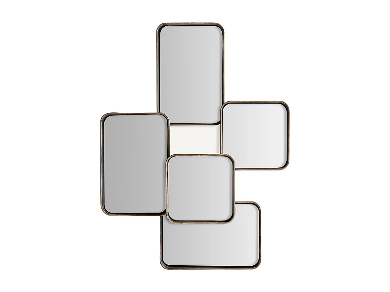 Espejo de hierro en color negro