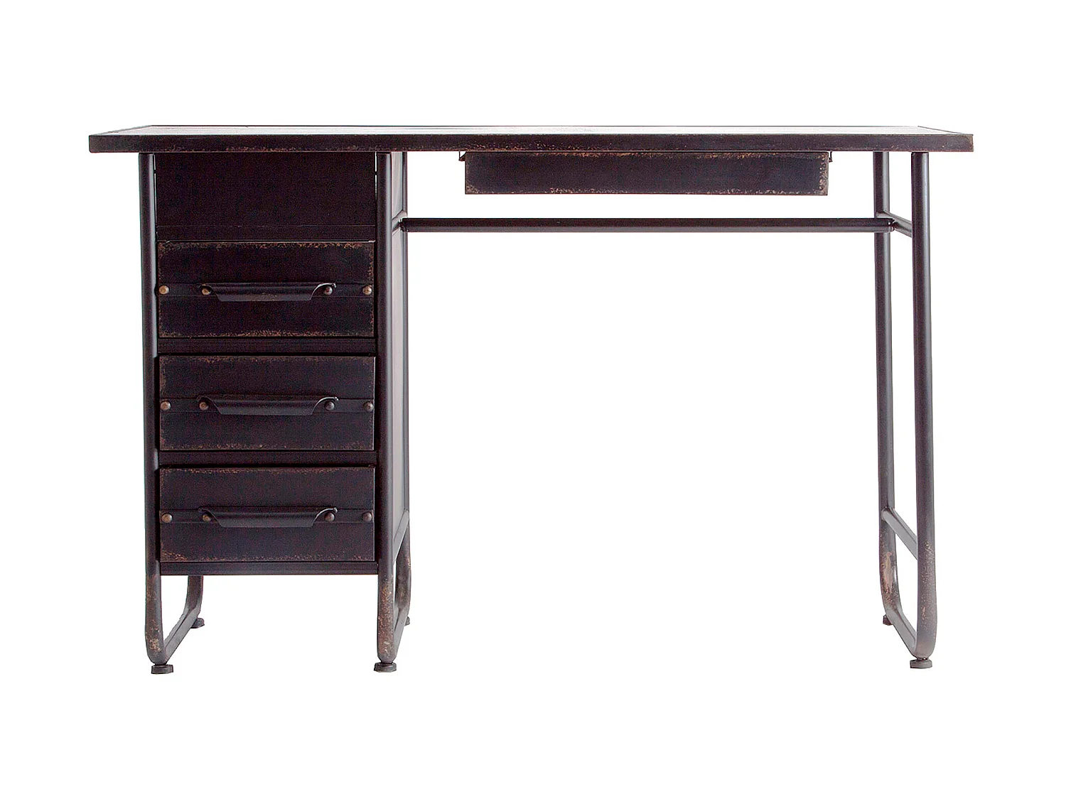 Pupitre en fer noir 120x50x77 cm