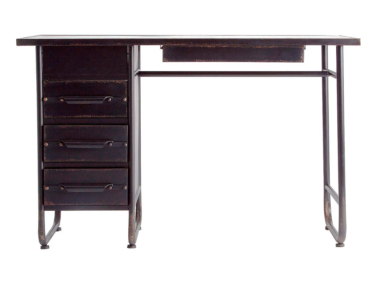 Pupitre en fer noir 120x50x77 cm