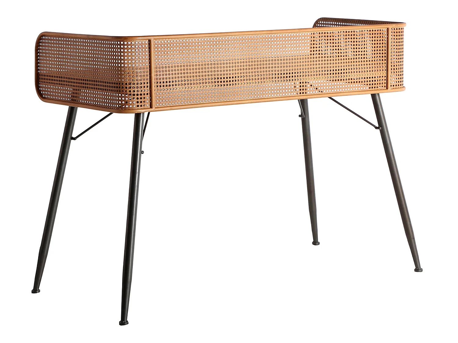 Pupitre en fer marron 124x62x91 cm