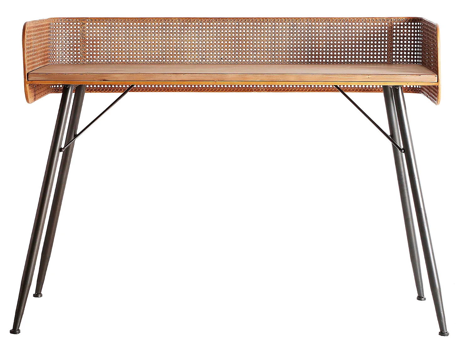 Pupitre en fer marron 124x62x91 cm