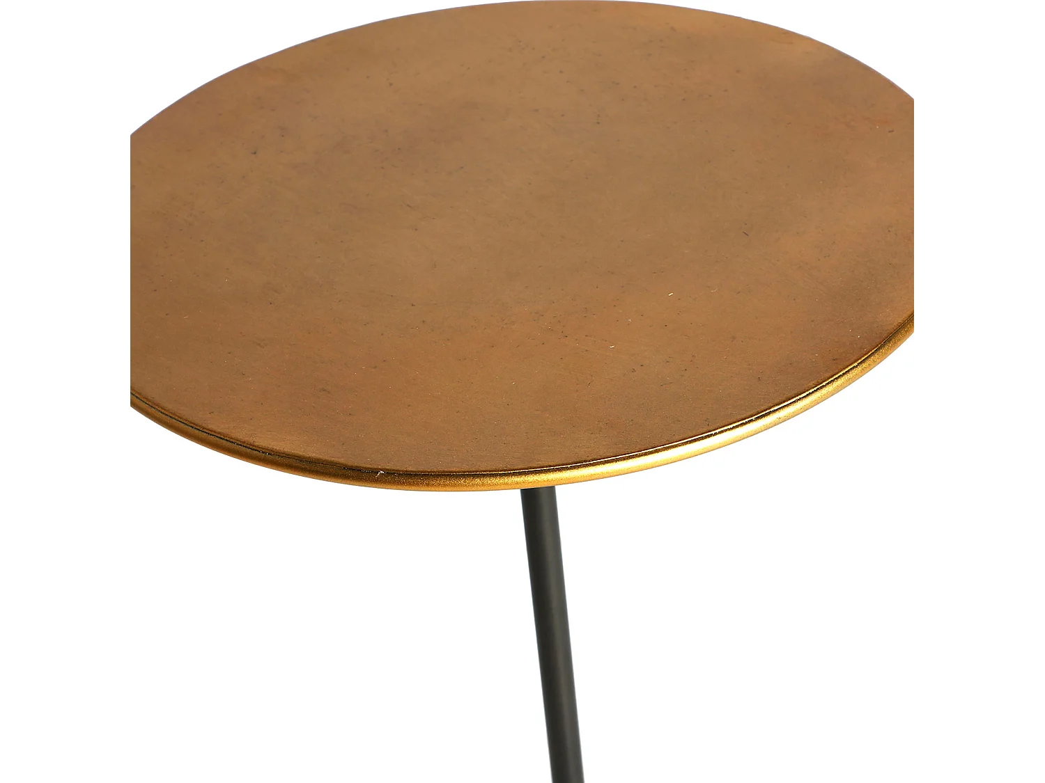 Table basse en fer noir - lot de 2