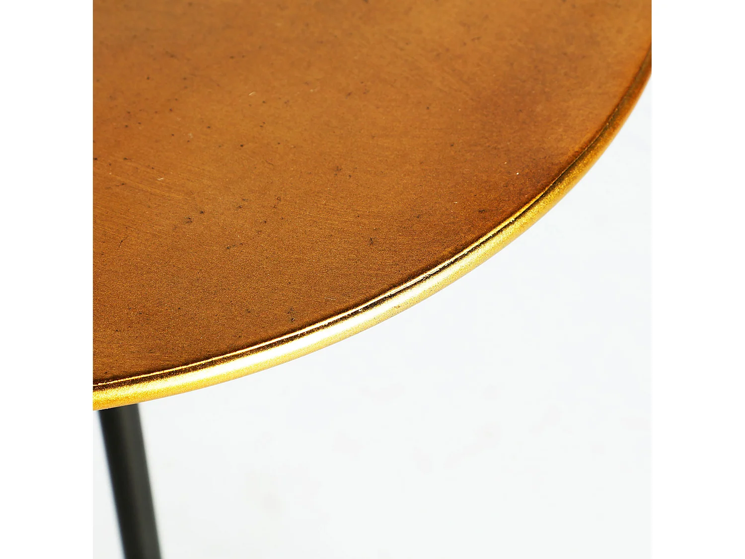 Table basse en fer noir - lot de 2