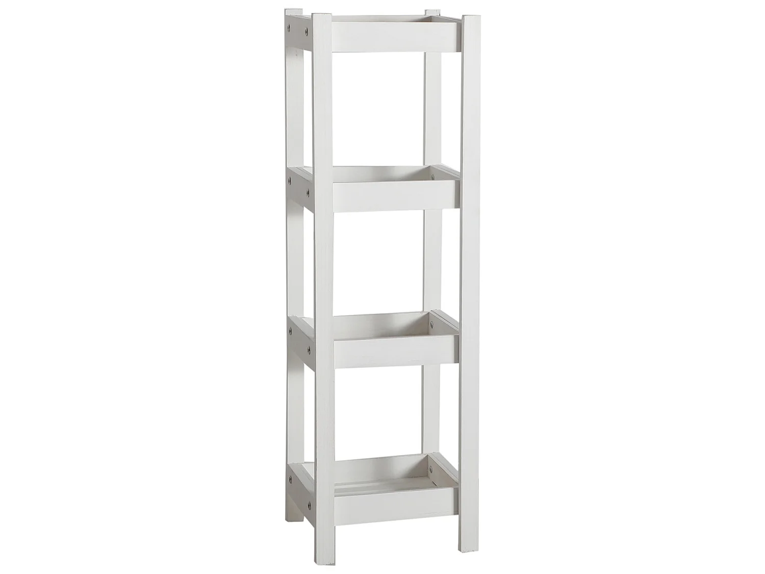 Étagère en bois mdf blanc 26x24x86 cm