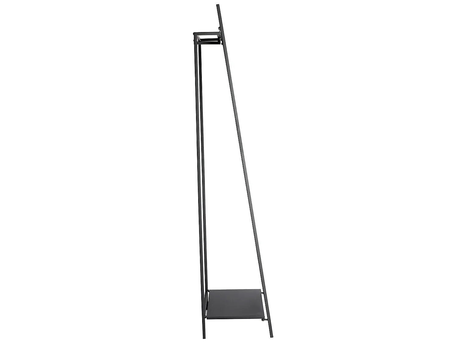 Miroir haute en fer noir 46x39x182 cm