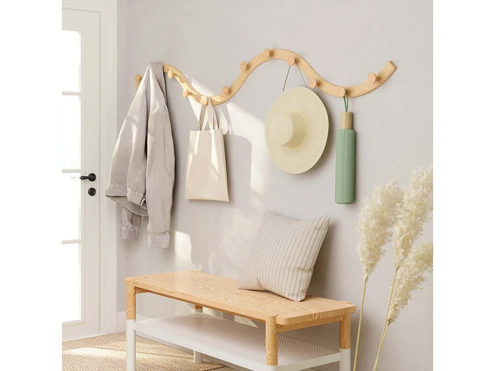 Set de patères multi positions  4 crochets Slinka