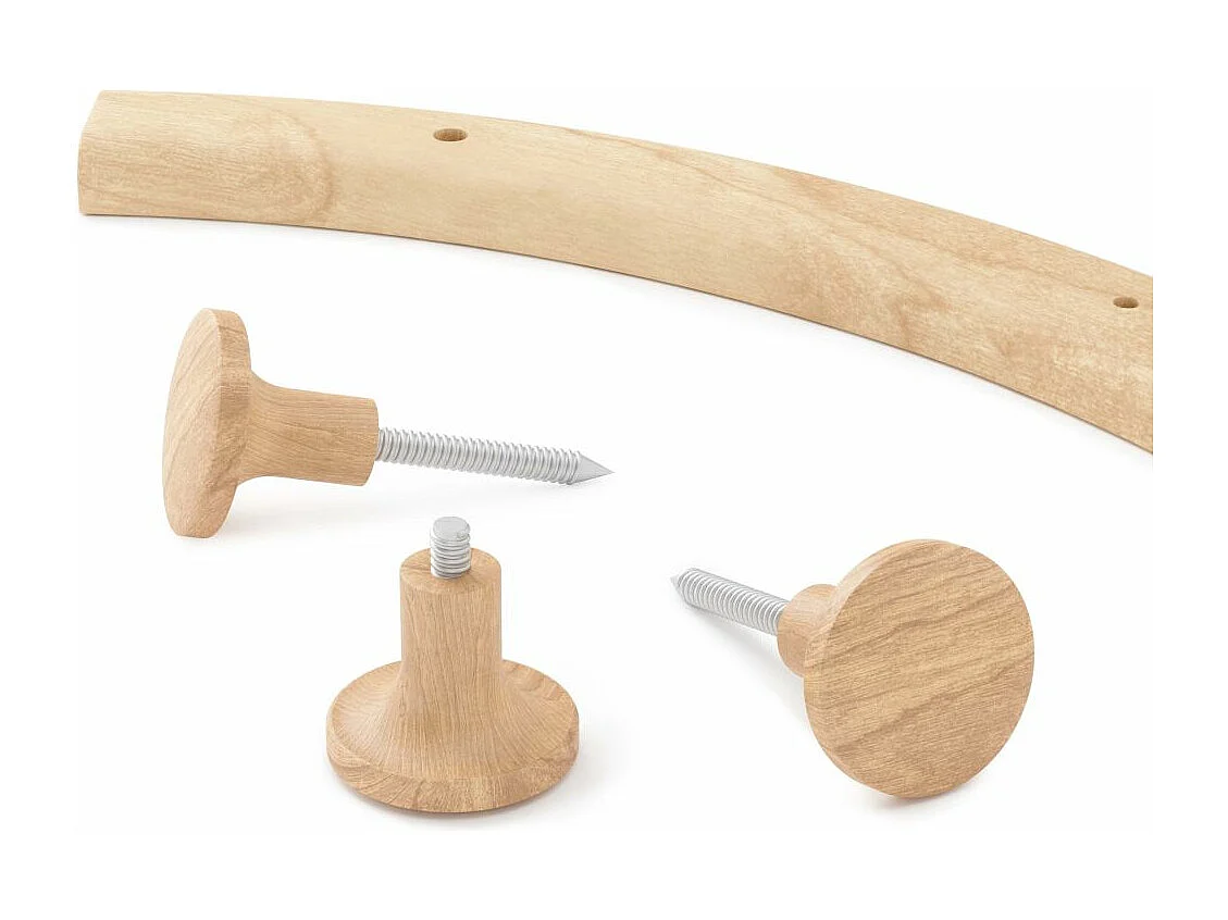 Set de patères multi positions  4 crochets Slinka