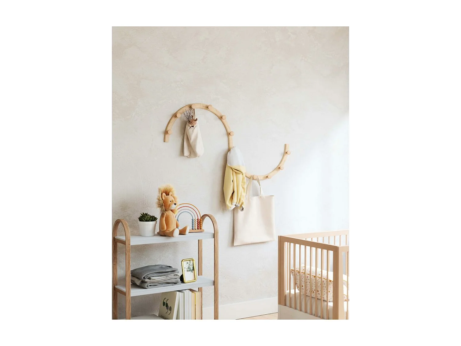 Set de patères multi positions  4 crochets Slinka