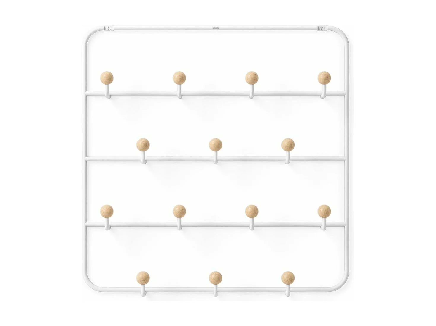 Patère 14 crochets fixation murale ou dessus de porte Estique