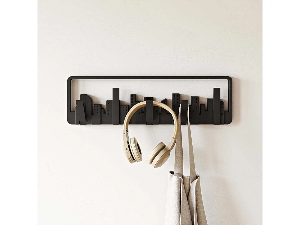 Wandgarderobe im Designstil Skyline