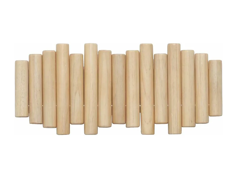 5-fach Kleiderhaken aus Holz "Hook"