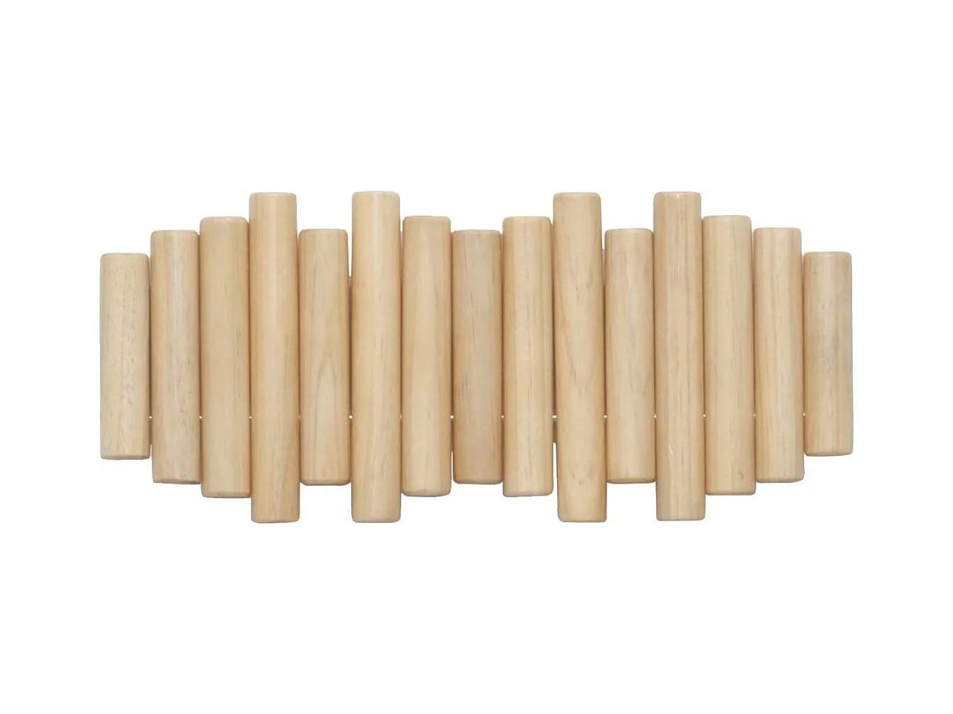 5-fach Kleiderhaken aus Holz "Hook"