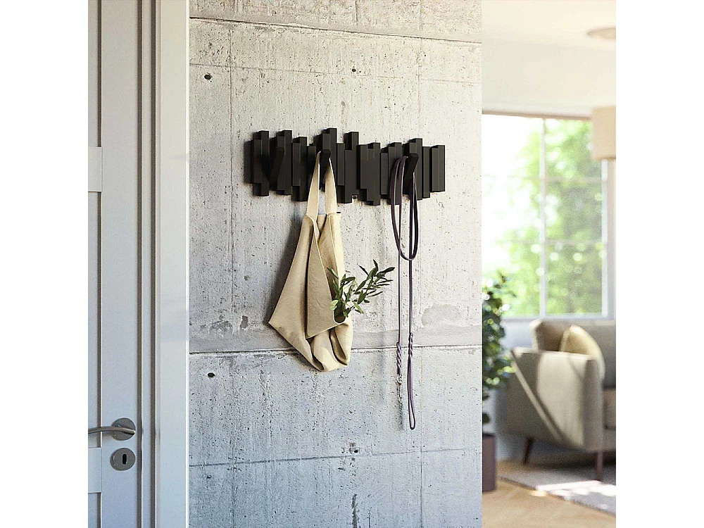 Porte manteau design mural Sticks