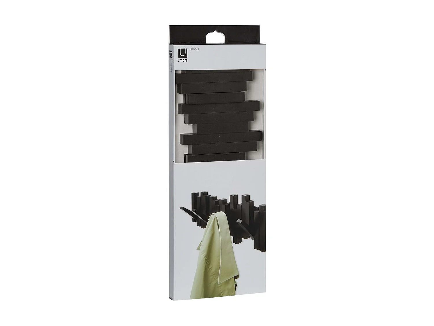 Porte manteau design mural Sticks