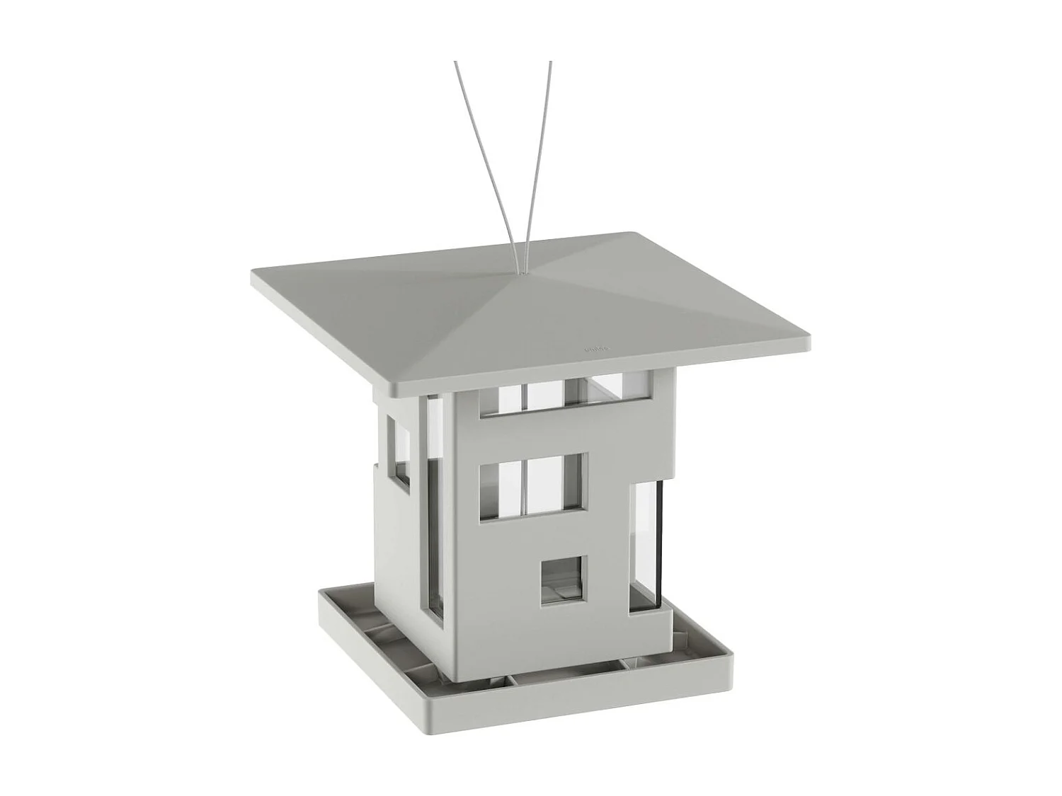 Mangeoire à oiseaux en ABS Café