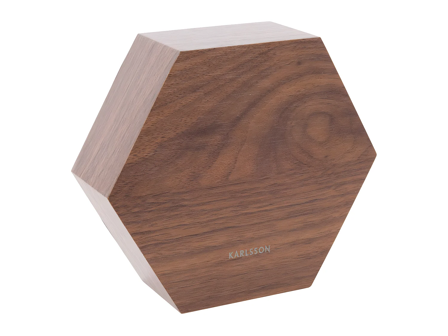 Sveglia esagonale in legno