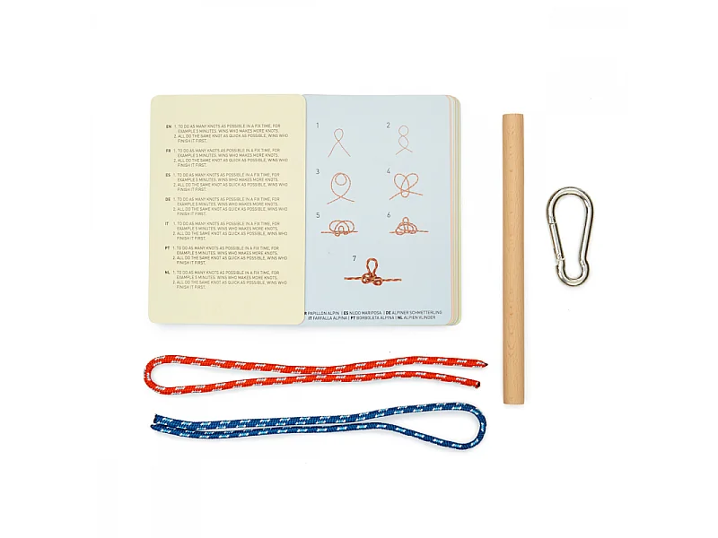 Jeu de Noeuds Multicolore  Kikkerland