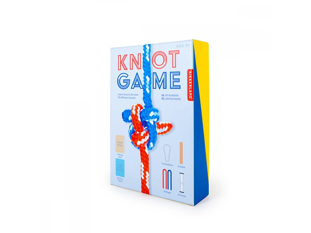 Jeu de Noeuds Multicolore  Kikkerland