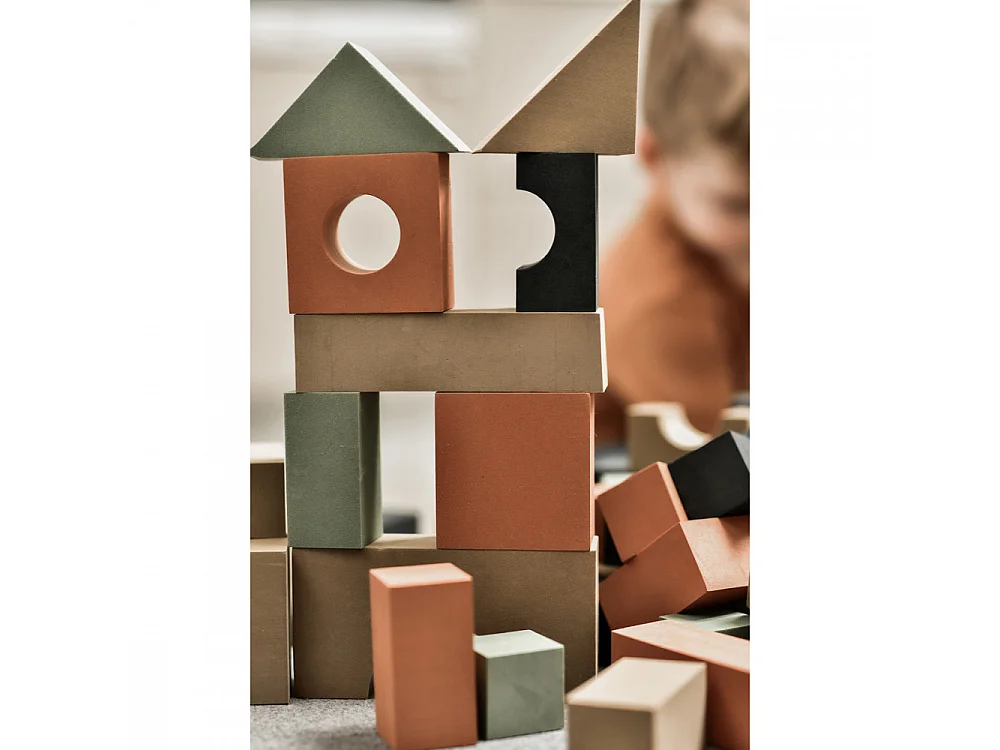 Jeu de construction Building Blocks Multicolore  By Lille Vilde