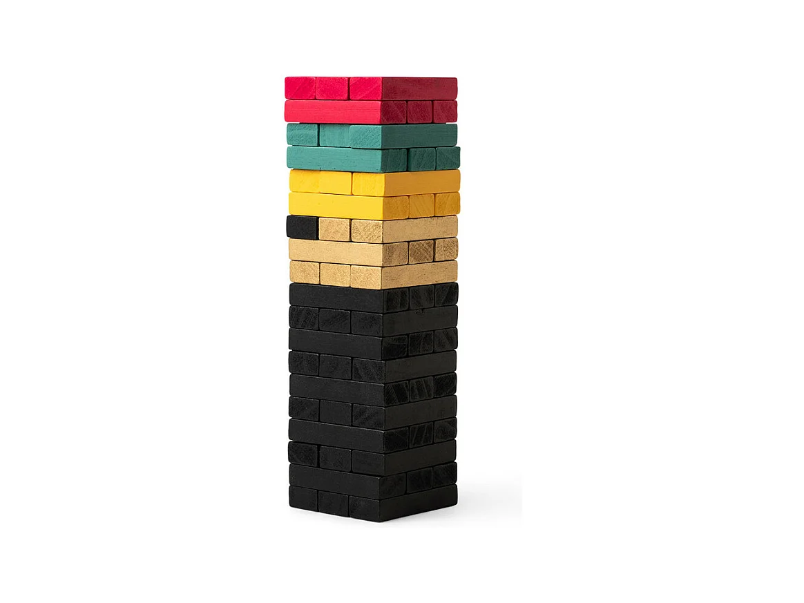 Jeu de Tumbling Blocks Multicolore  Gentlemen's Hardware