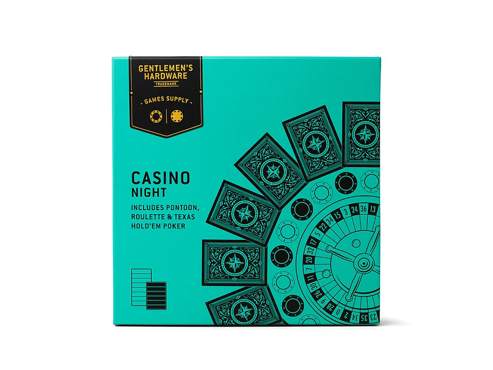 Boite de jeux Casino Night Vert  Gentlemen's Hardware