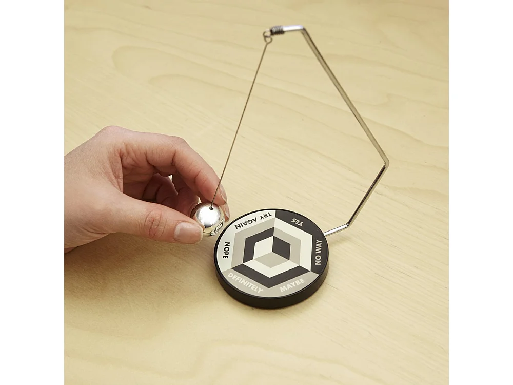 Pendule de décision Argent  Kikkerland