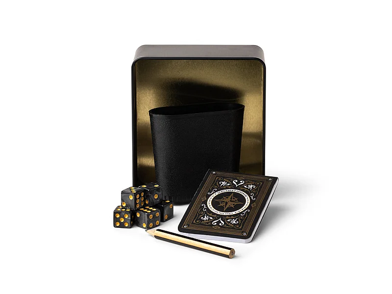Jeu de dés Push your Luck Noir  Gentlemen's Hardware