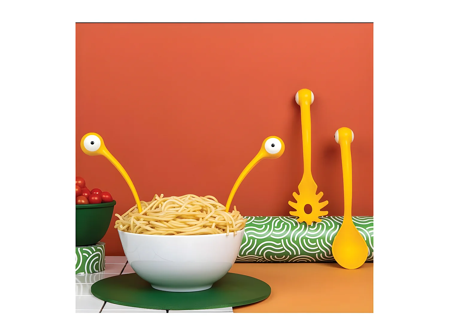 Cubiertos pasta monsters
