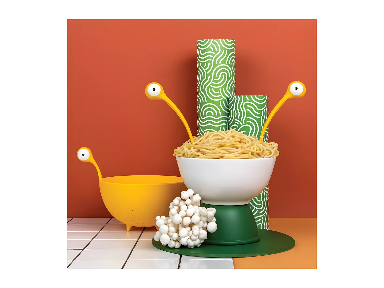 Cubiertos pasta monsters