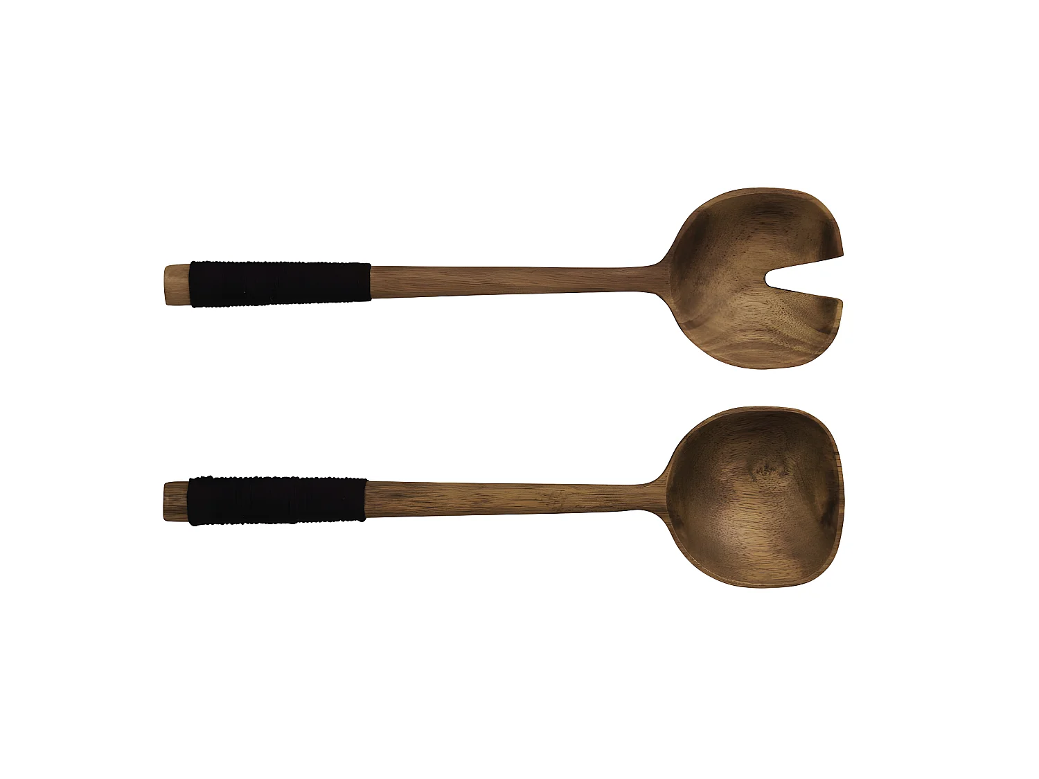 Servidores de ensalada de madera