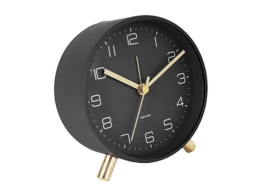 Wecker aus mattem Metall "Lofty"