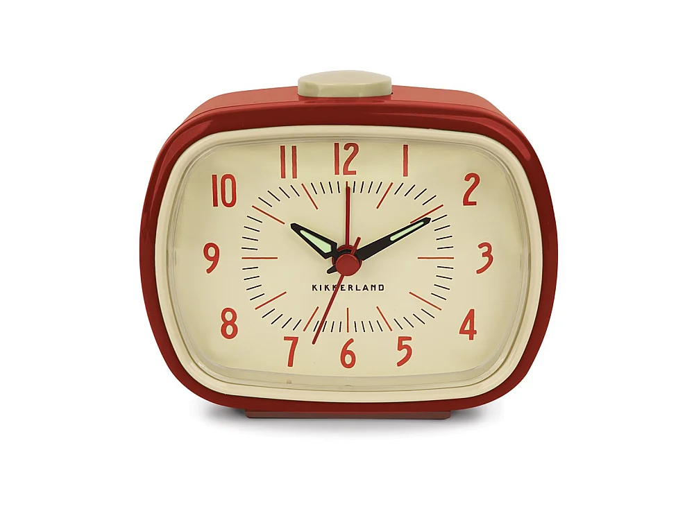 Réveil Rétro Rouge  Kikkerland