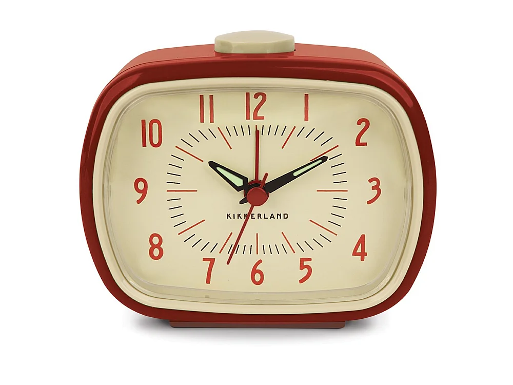 Réveil Rétro Rouge  Kikkerland