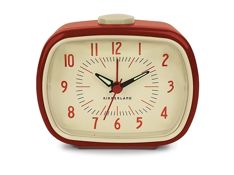 Réveil Rétro Rouge  Kikkerland