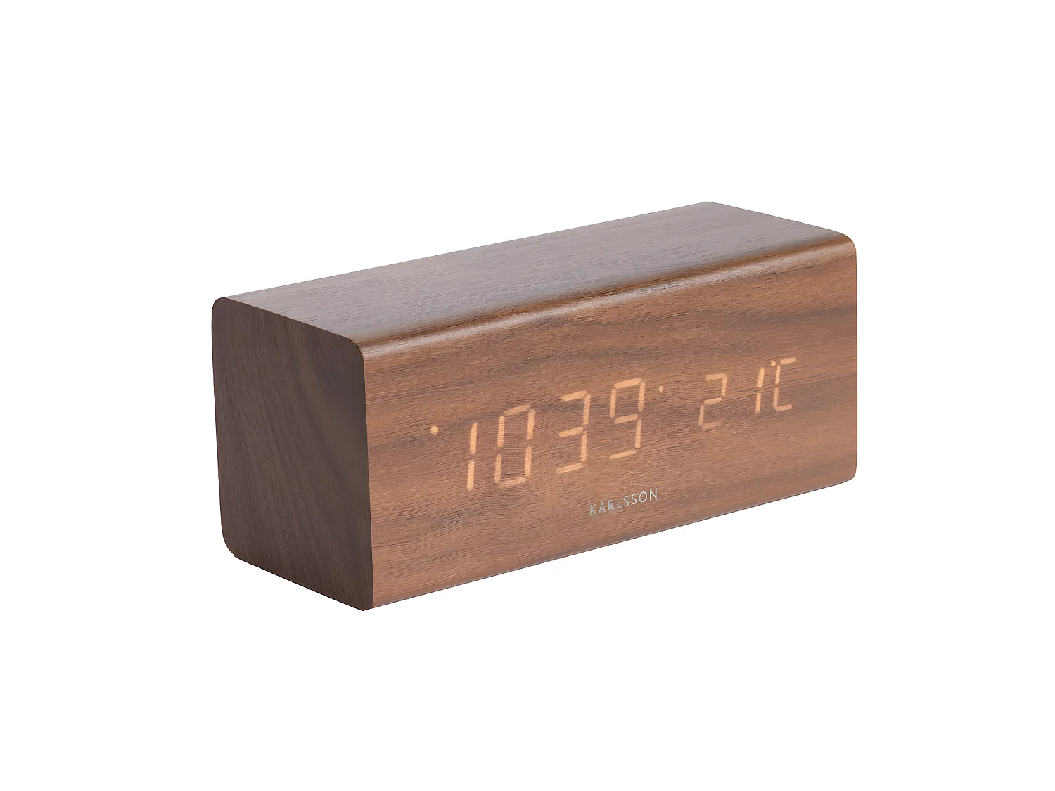 Réveil Block en bois - Karlsson