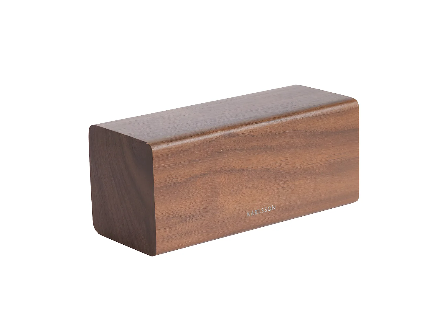 Wekker Block - Donker hout