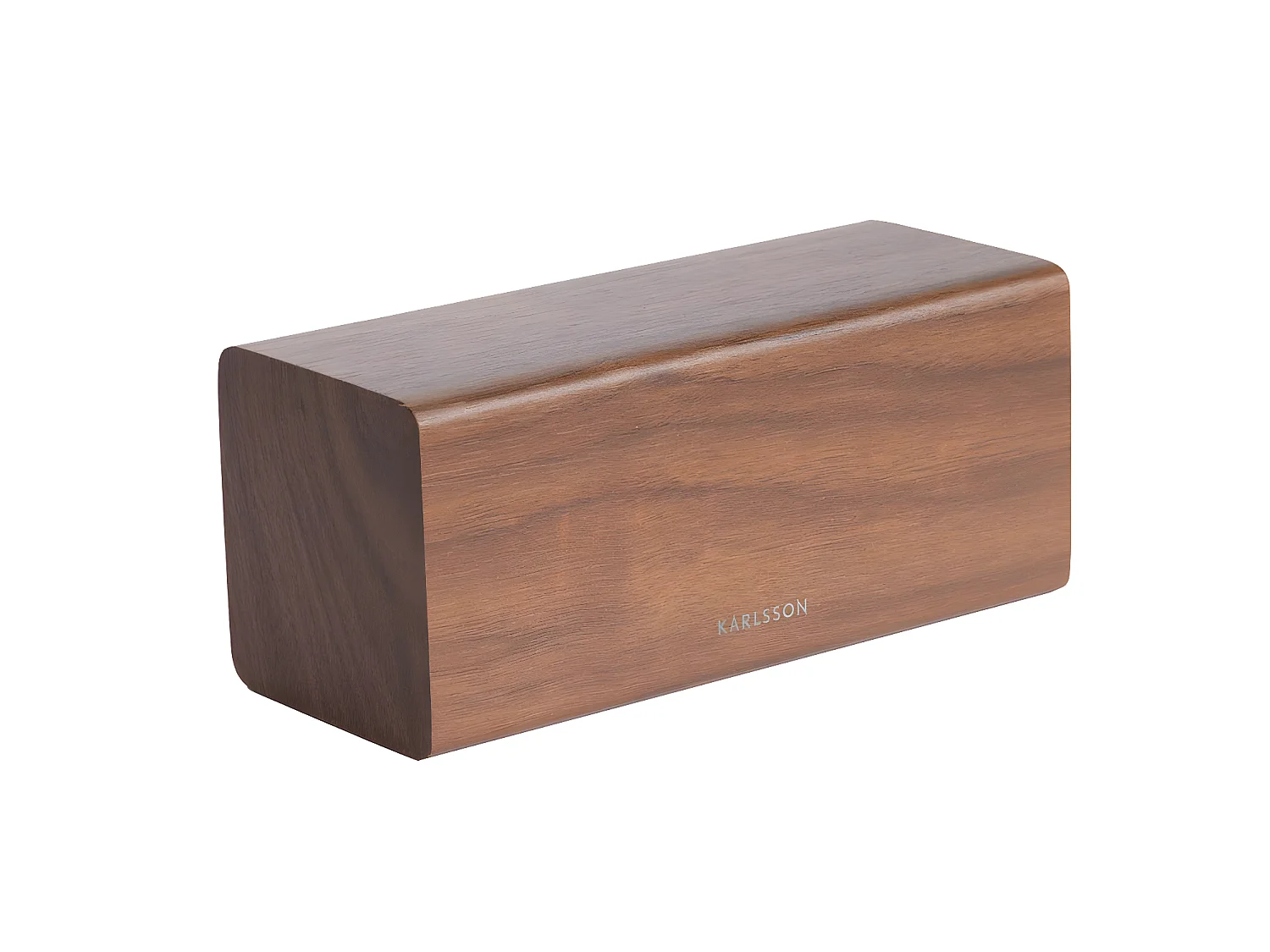 Wekker Block - Donker hout