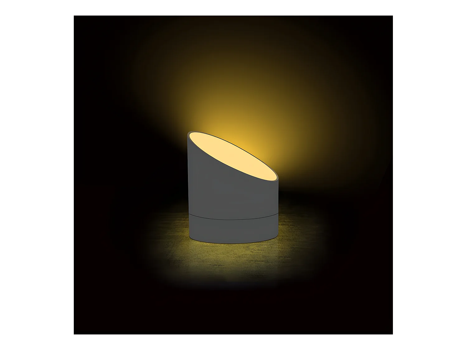 Réveil veilleuse Edge Light Gris  Gingko