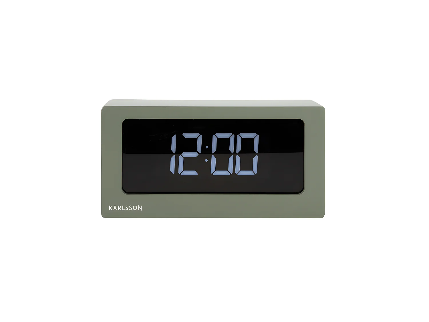 Wekker Boxed LED - Jungle groen