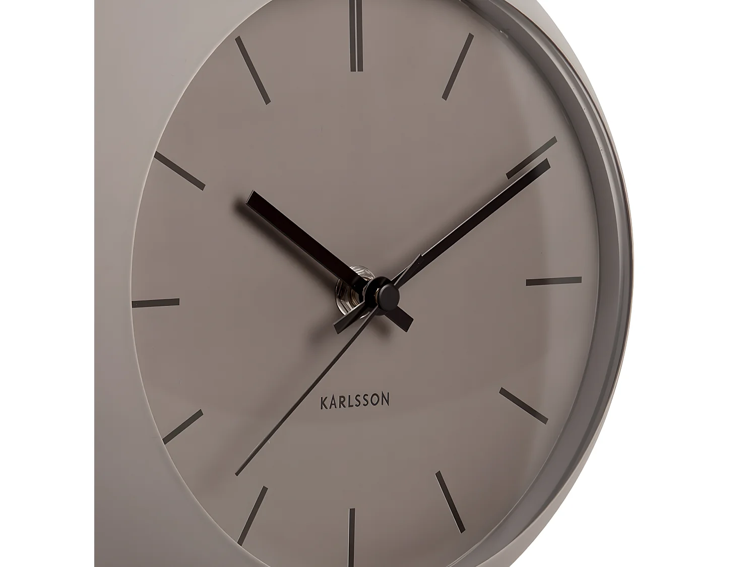 Horloge à poser Globe H24,5cm Gris  Present Time